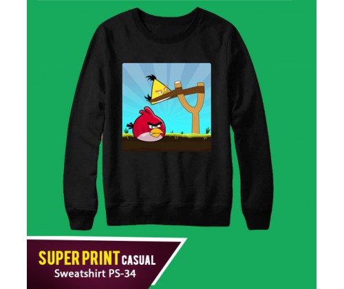 Super Print Casual Sweatshirt PS-34
